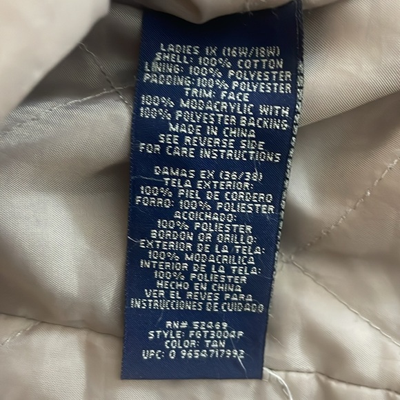 Vintage Faded Glory Military Utility Jacket Women’s 1X - Picture 8 of 11